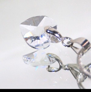 Колие с кристали Сваровски *Crystal *,10мм 